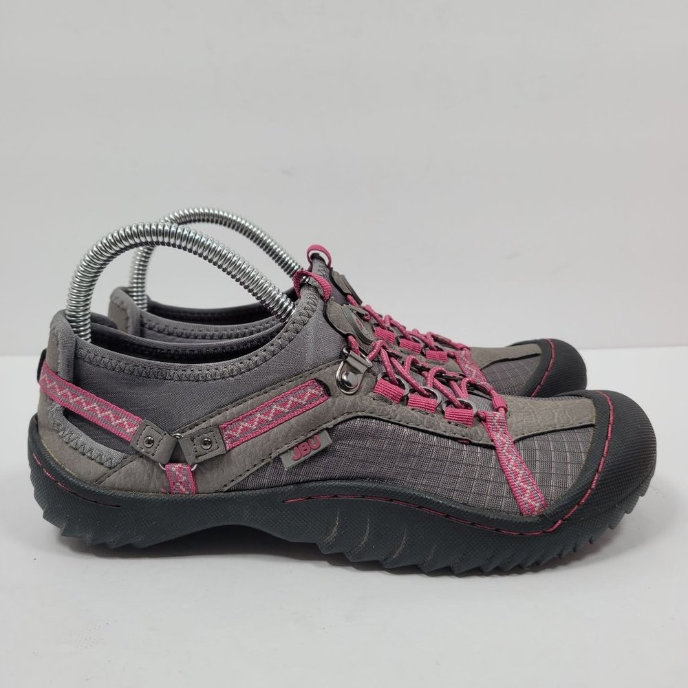 JBU By Jambu Tahoe Mary Jane Women's Gray Pink Water Shoes US Size 6M